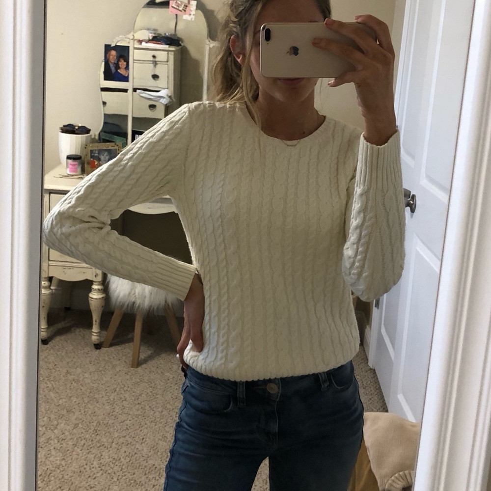 Gap Stretch Cable Knit Sweater